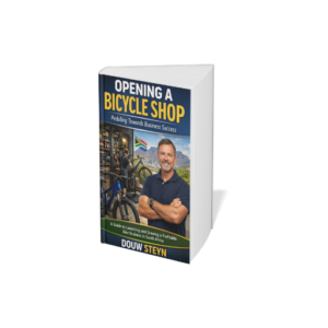 Opening a Bicycle Shop: Turn Your Passion for Cycling into a Thriving Retail Business is a step-by-step, real-world guide for anyone who wants to turn a love for cycling into a profitable retail venture in South Africa.