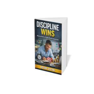Discipline Wins: Behavioral Habits of Highly Effective Entrepreneurs is a practical guide for entrepreneurs who feel busy, overwhelmed, or inconsistent despite strong effort and ambition.