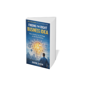 Struggling to choose the right business idea? Finding the Right Business Idea is a practical, no-hype guide for aspiring entrepreneurs who want clarity before committing time or money. Written with the South African context in mind, this book helps you identify real problems, test ideas cheaply, and avoid the most common early-stage mistakes—before you risk your income. Ideal for first-time founders, side-hustlers, and anyone stuck at the idea stage.
