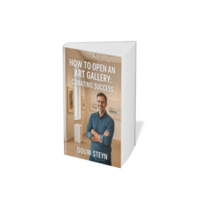 A practical, step-by-step guide for aspiring and first-time gallery owners in South Africa. Learn how to define your gallery vision, curate exhibitions, work with artists, manage legal and financial requirements, and build a sustainable art business that blends creativity with commercial success.
