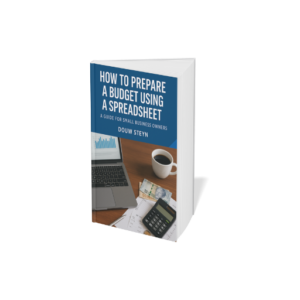 A step-by-step, South Africa–focused guide that shows small business owners how to build a clear, reliable budget using Excel or Google Sheets. Learn how to manage cash flow, VAT, payroll, and forecasting with a practical spreadsheet system—no finance degree required.