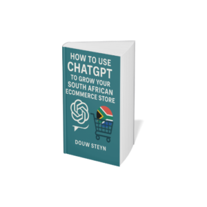 A practical, step-by-step guide showing South African online store owners how to use ChatGPT and AI tools to write better product descriptions, improve SEO, automate marketing, and grow sales — without technical jargon or big budgets.