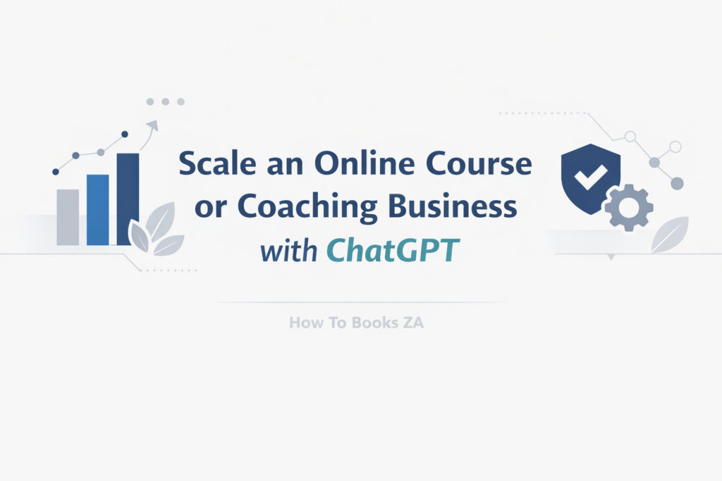 How South Africans Can Scale an Online Course or Coaching Business with ChatGPT
