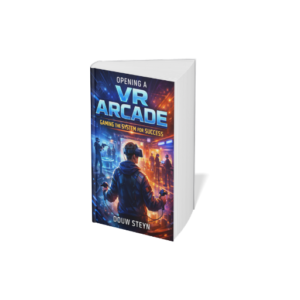 Discover how to start and run a profitable Virtual Reality arcade business. This practical guide explains how to choose the right location, select VR equipment, design immersive gaming experiences, and attract customers in the growing entertainment industry. Perfect for entrepreneurs, gamers, and investors, this book provides step-by-step guidance for launching and scaling a successful VR entertainment venue.