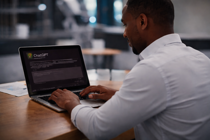 Entrepreneur working on a laptop building an online business in South Africa